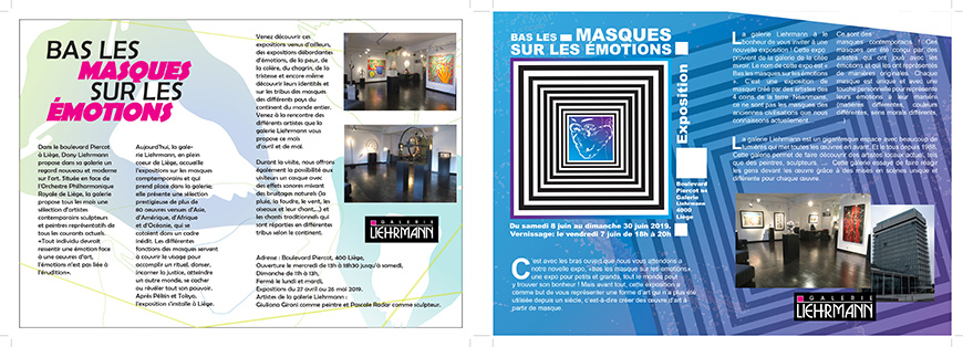 InDesign mise en page enseignement artistique à Liège Institut Marie-Thérèse