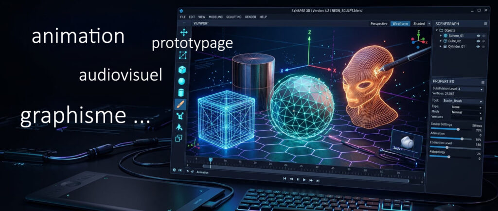 7e image de synthèse à l'Institut Marie-Thérèse à Liège